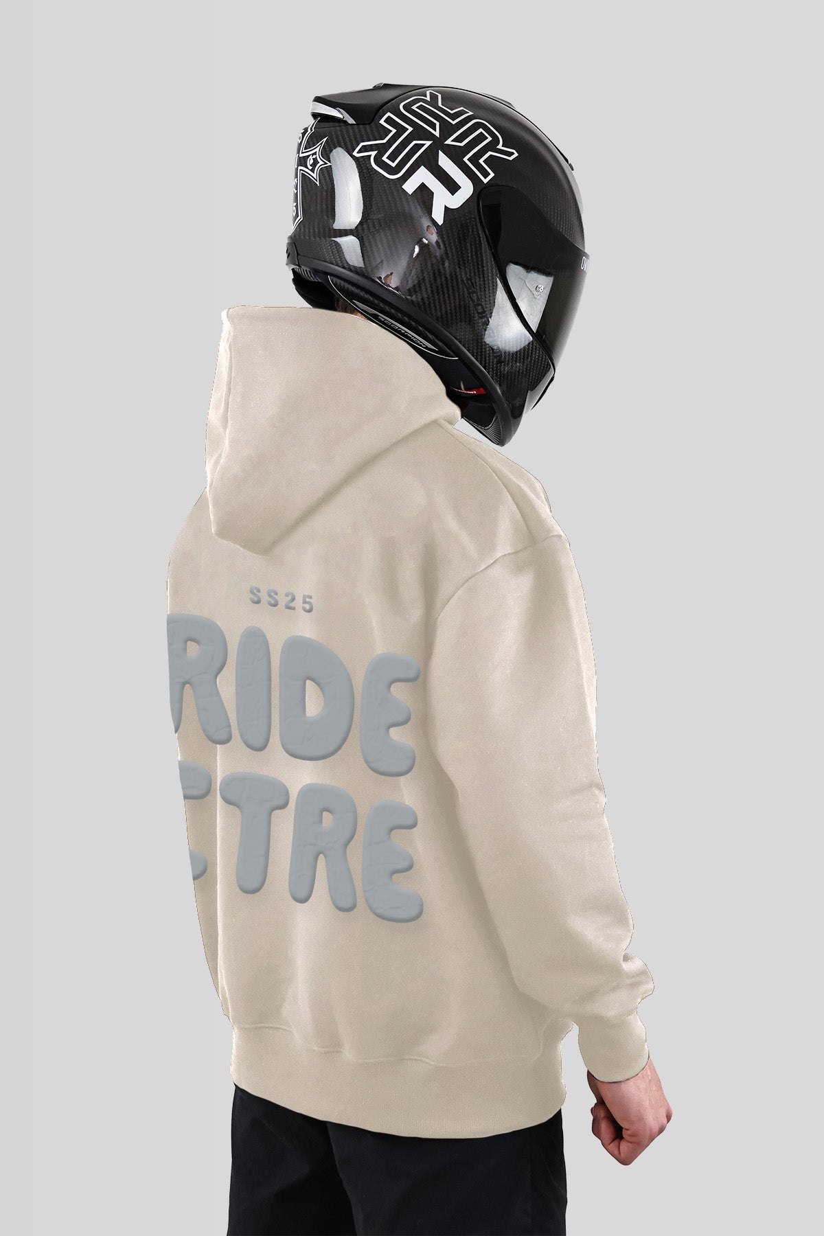 CLOUD - Lightweight Summer Oversized Hoodie - Puff Print