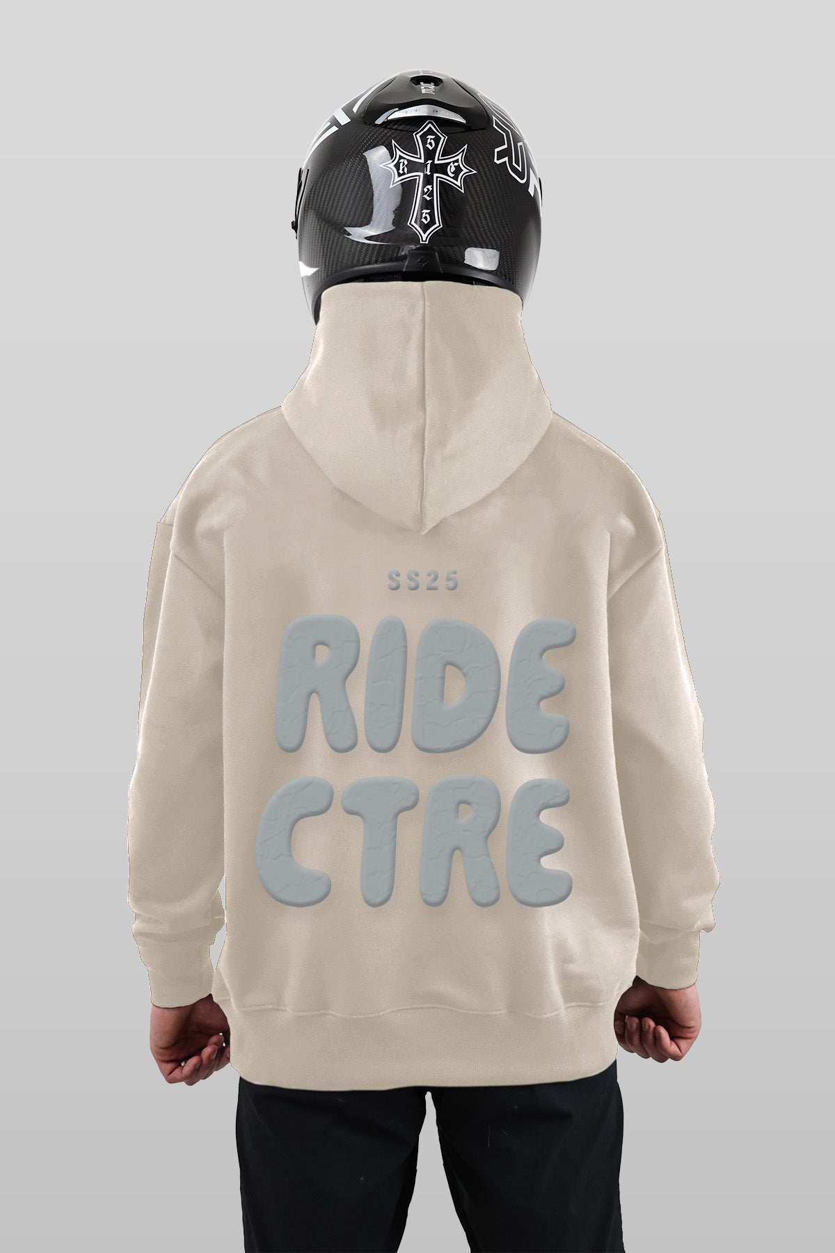 CLOUD - Lightweight Summer Oversized Hoodie - Puff Print